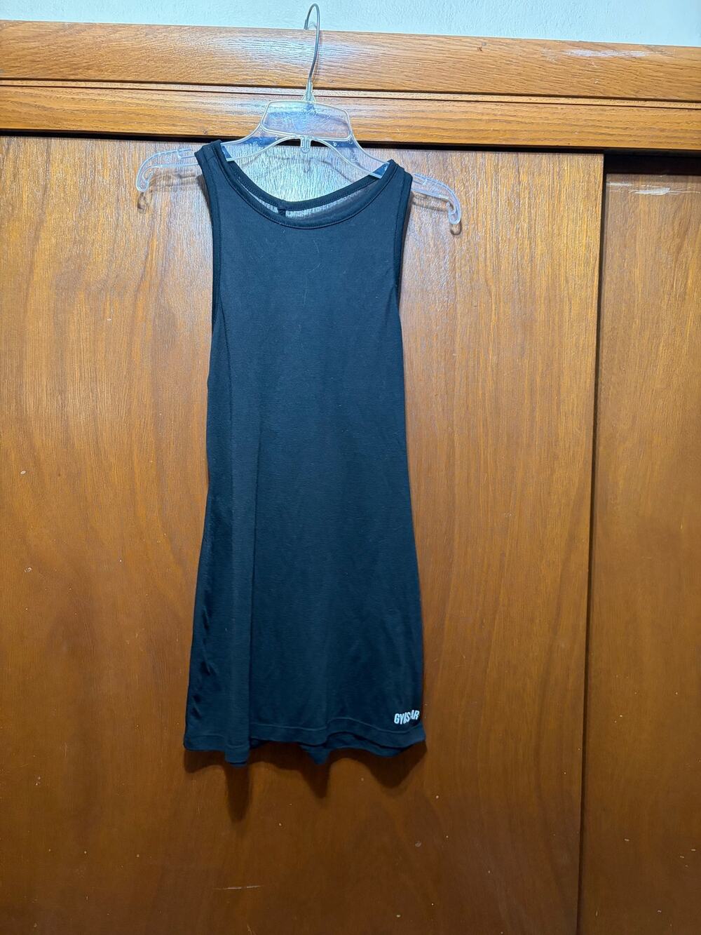 Gymshark Black Racerback Tank Top Women's Small Athletic Workout Gym Training